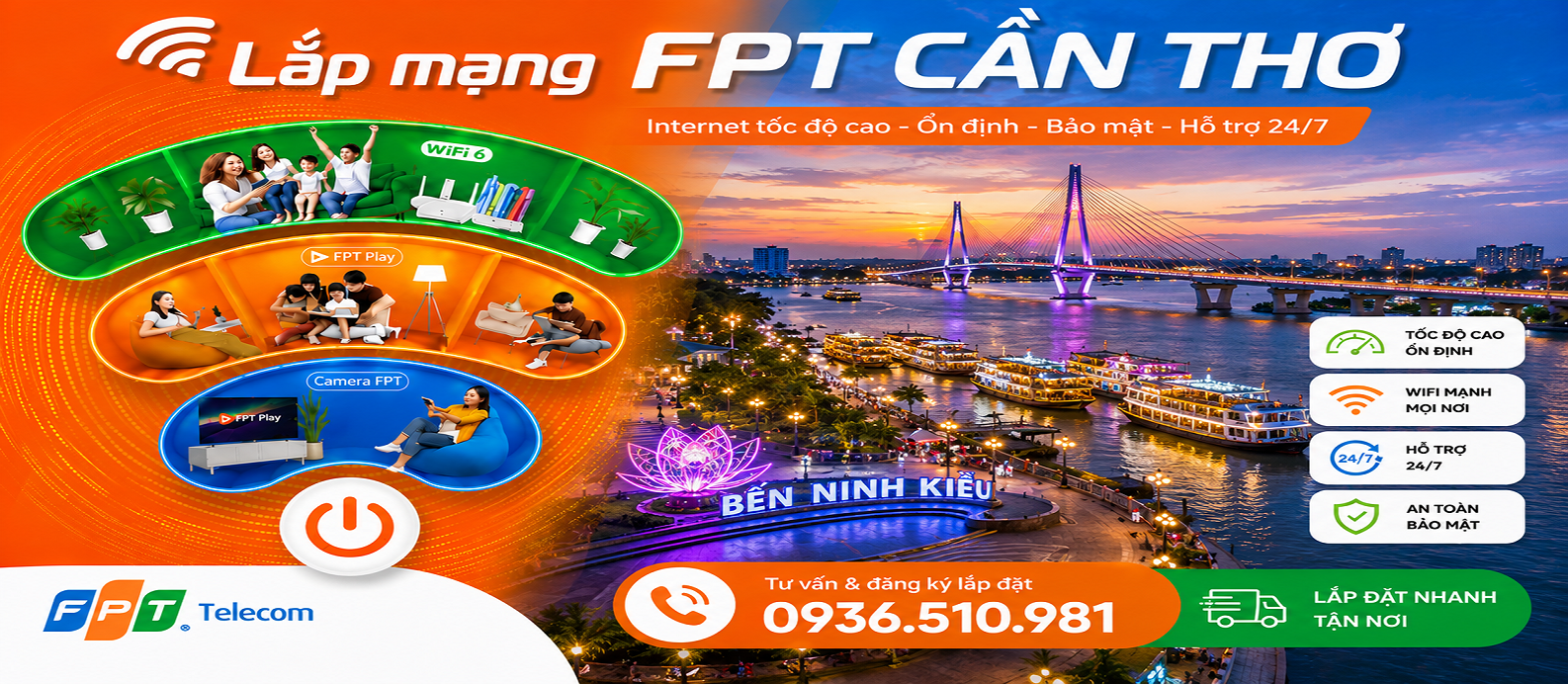 Lắp Mạng FPT Cần Thơ