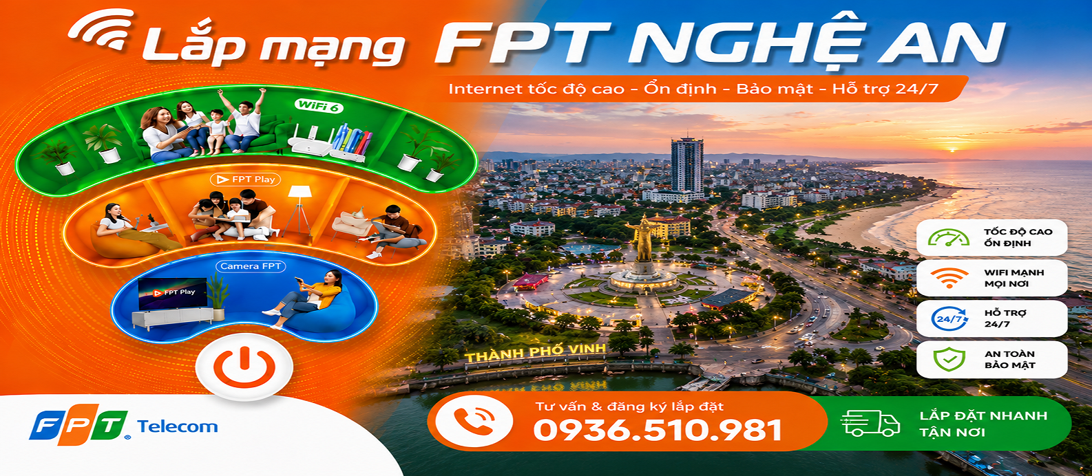 Lắp Mạng FPT Nghệ An